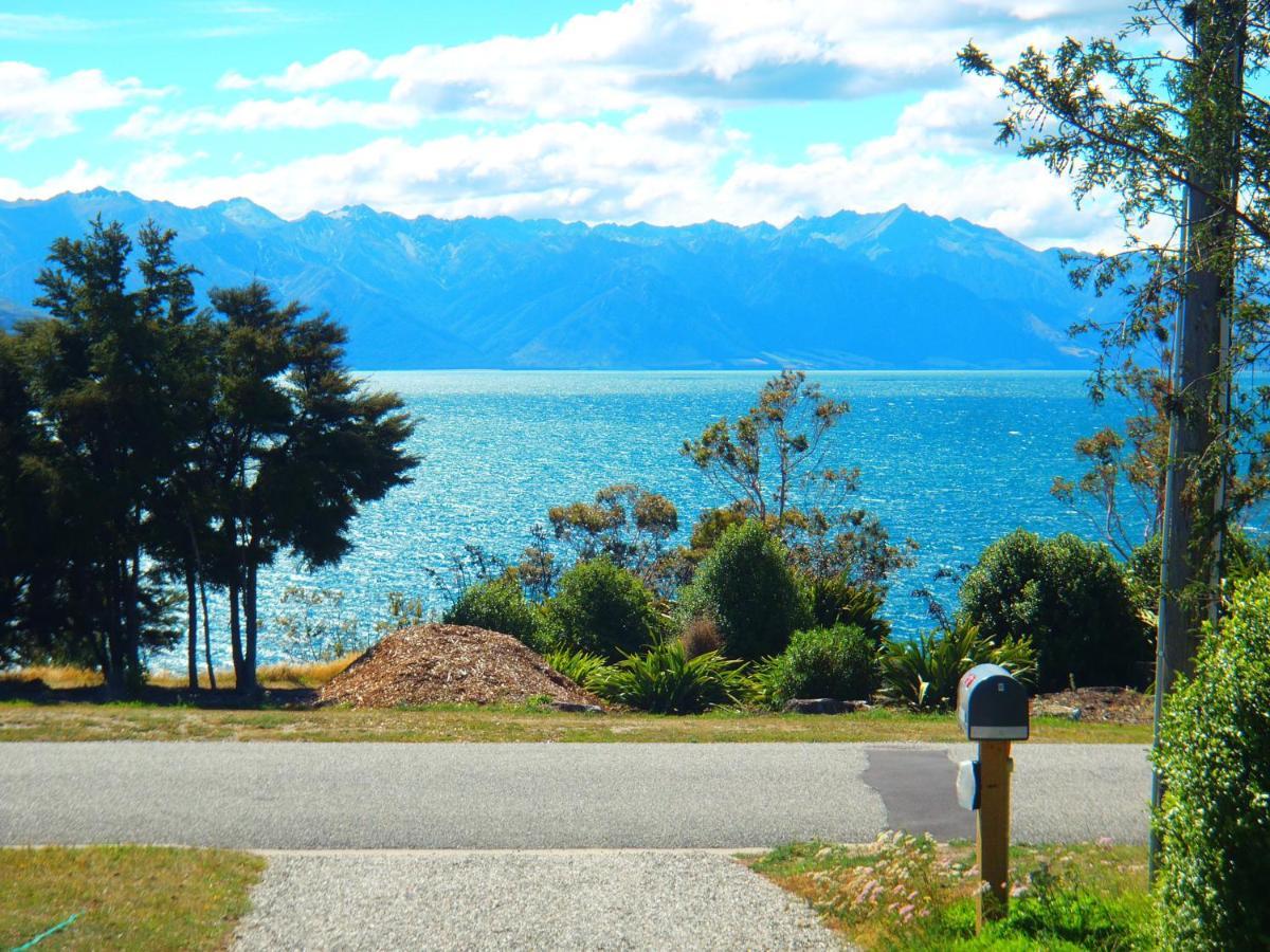 Lakefront Fantail Cottage Lake Hawea, Wanaka Kültér fotó