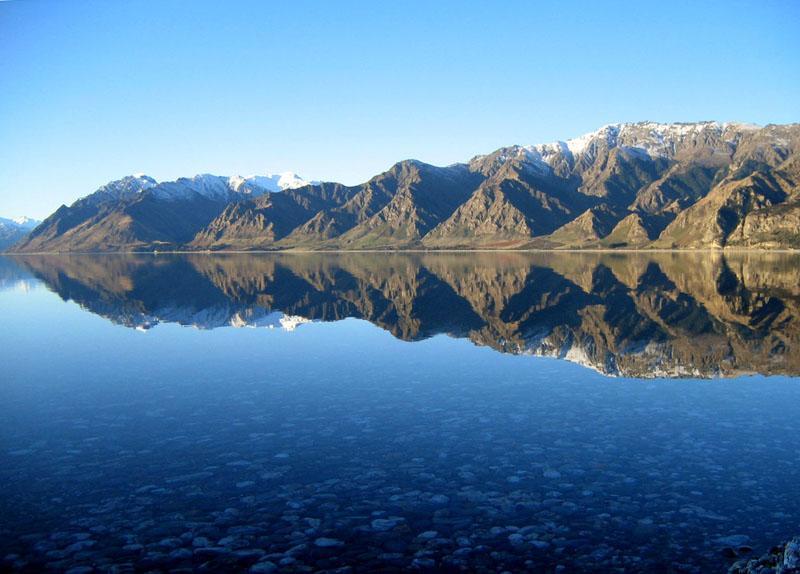 Lakefront Fantail Cottage Lake Hawea, Wanaka Kültér fotó
